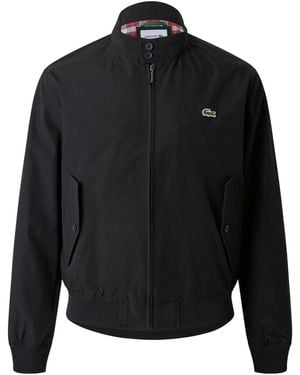 Lacoste Lightweight Water-Repellent Twill Jacket - Black