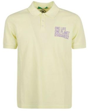 DSquared² T-Shirts And Polos Cotton - Yellow
