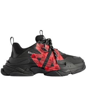 Balenciaga Sports Shoes "Triple S" - Red
