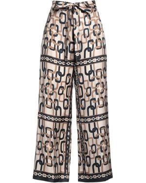 Max Mara High-Waisted Satin Wide-Leg Trousers - White