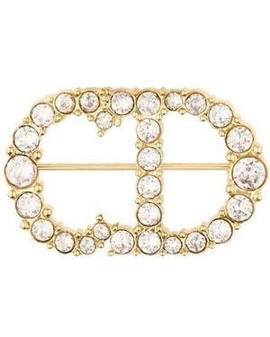 Dior Clair D Lune Brooch - Metallic