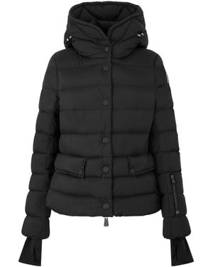 Moncler Hooded Short Down Jacket - Black