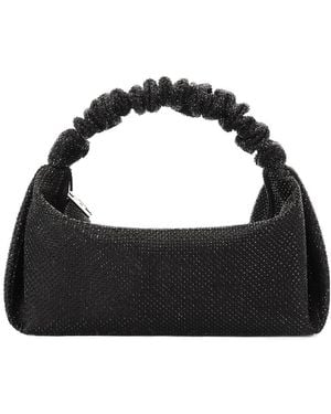 Alexander Wang Scrunchie Mini Top Handle Bag - Black