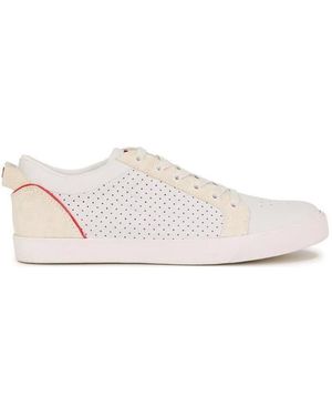 Armani Jeans Logo Details Casual Trainers - White