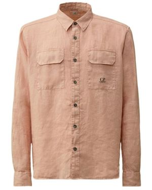 C.P. Company Linen Shirt - Pink