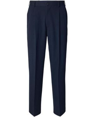 SELECTED 220 Loose Fit Pants - Blue