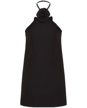 Valentino Halterneck Sleeveless Mini Dress - Black