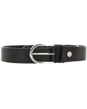 Gianni Chiarini Studded Leather Belt - White