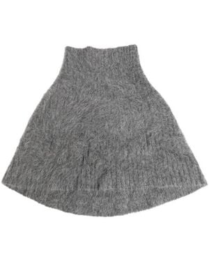 TOTEME Alpaca Stand Neck Warmer - Grey