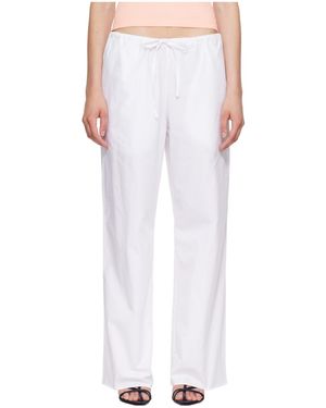 Flore Flore Josephine Full-Length Pants - White