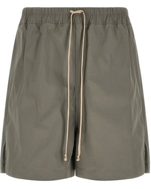 Rick Owens Drawstring Bermuda Shorts - Green