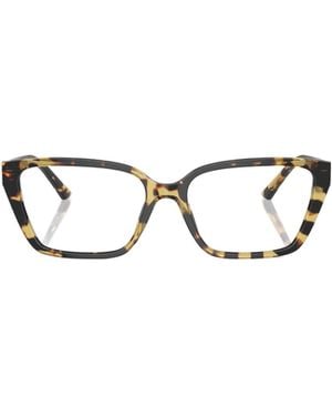 Jimmy Choo Eyewear Rectangle Frame Glasses - White