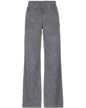 DIESEL Wide-Leg Trousers - Grey