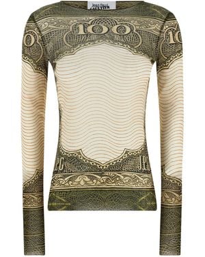 Jean Paul Gaultier Long-Sleeved T-Shirt - Green