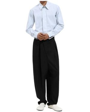 Bottega Veneta Light Wool Trousers - White