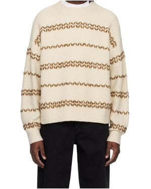 Isabel Marant Romain Striped Pullover - Natural