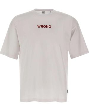 Aspesi Wrong Graphic T-Shirt - White