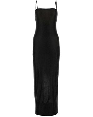 Alexander Wang Straight-Neck Dress - Black