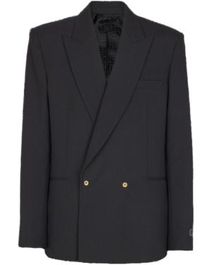 Balmain Wool 2-Buttons Blazer - Black