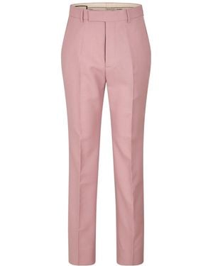 Gucci Straight-Leg Casual Trousers - Pink