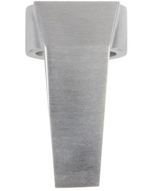 Rick Owens Runk Logo-Engraved Ring - Grey