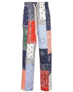 Loewe Patch Design Sweatpants - Red