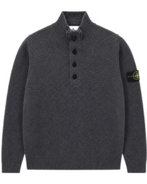 Stone Island Regular-Fit Half-Zip Jumper - Grey