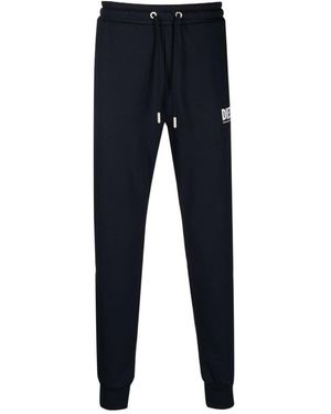 DIESEL Logo Cuffed Joggers - Blue