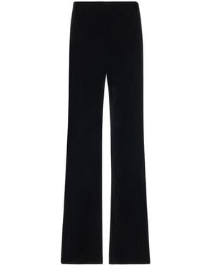 The Row Padma Straight Casual Pants - Black