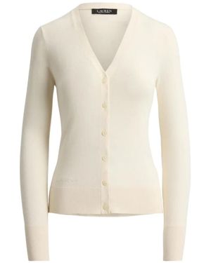 Ralph Lauren Long-Sleeve Knit Cardigan - White