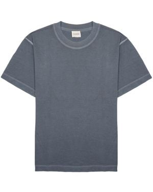 Closed Logo Crew-Neck T-Shirt - Blue
