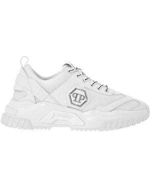 Philipp Plein Round-Headed Sports Shoes - White