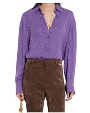 Gucci Long Sleeve Shirt - Purple
