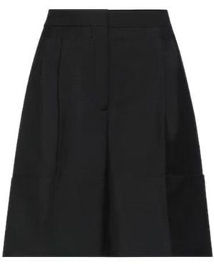 Burberry Pleated Zipper Shorts - Black