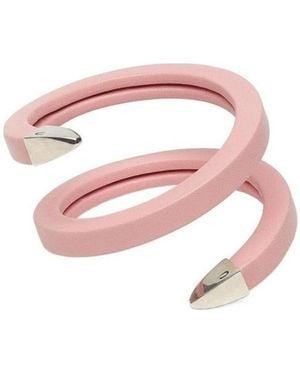 Bottega Veneta Coiled Cuff Bracelet - Pink