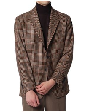 Tagliatore Single-Breasted Blazer - Brown