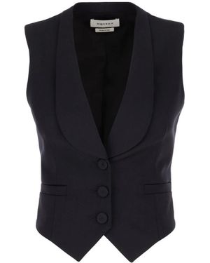 McQueen Buttoned Vest - Black