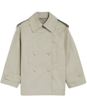Balenciaga Double-Breasted Trenchcoat - Natural