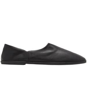 The Row Canal Slip-On Loafers - Black