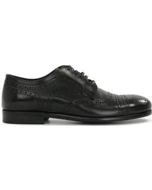 Dolce & Gabbana Round-Headed Business Dress Shoes - Black