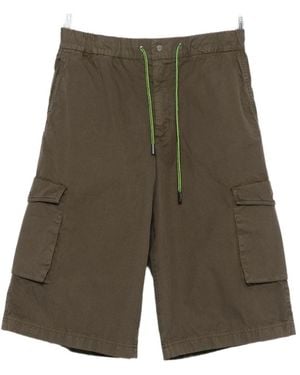 Herno Drawstring-Fastening Cargo Shorts - Green