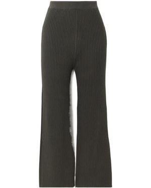 Lauren Manoogian High-Waisted Straight-Leg Trousers - Grey