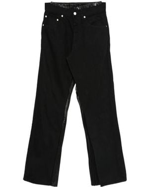 Junya Watanabe Pleated Panel Trousers - Black