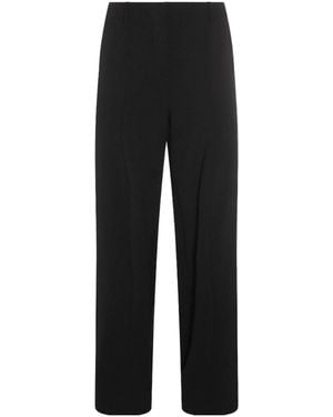 Jean Paul Gaultier Wide Leg Tailored Pants - Black