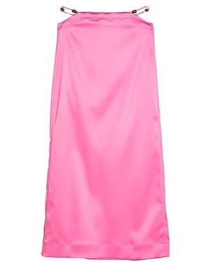 Ganni Slim Fit Slit Skirt - Pink