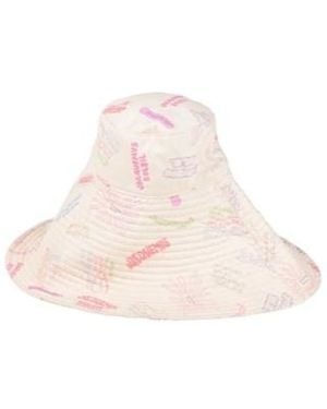 Jacquemus Multicolored Wide-Brimmed Sun Hat - Pink