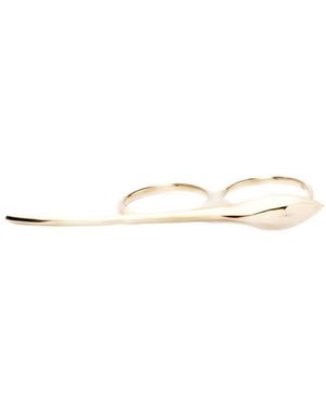 Givenchy Logo Detail Ring - White