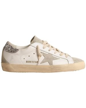 Golden Goose Super-Star Low Top Trainers - Natural