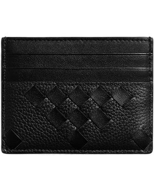 Bottega Veneta Intrecciato Credit Card Case - Black