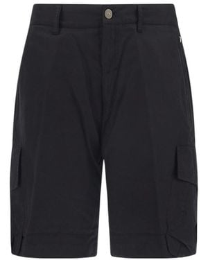 Stone Island Pocketed Cargo Shorts - Blue